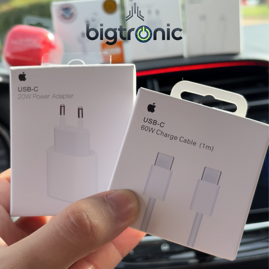 Chargeur Complet-Adaptateur 20w + Cable Master Qualité 🥇