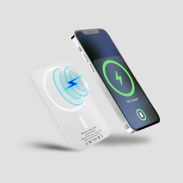 Magsafe Powerbank puissance sans fil magnétique Batterie 3000 Mah